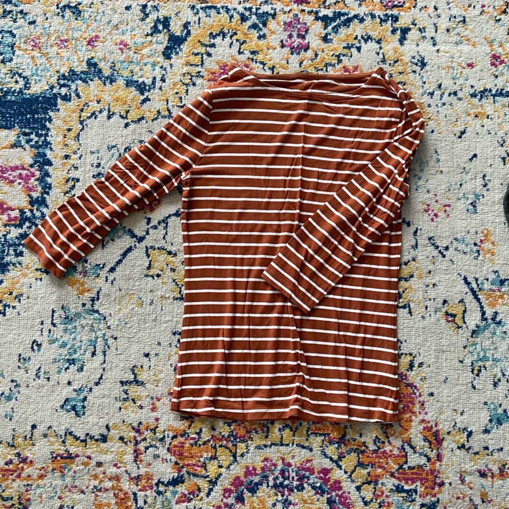 3/4 boat neck shirt